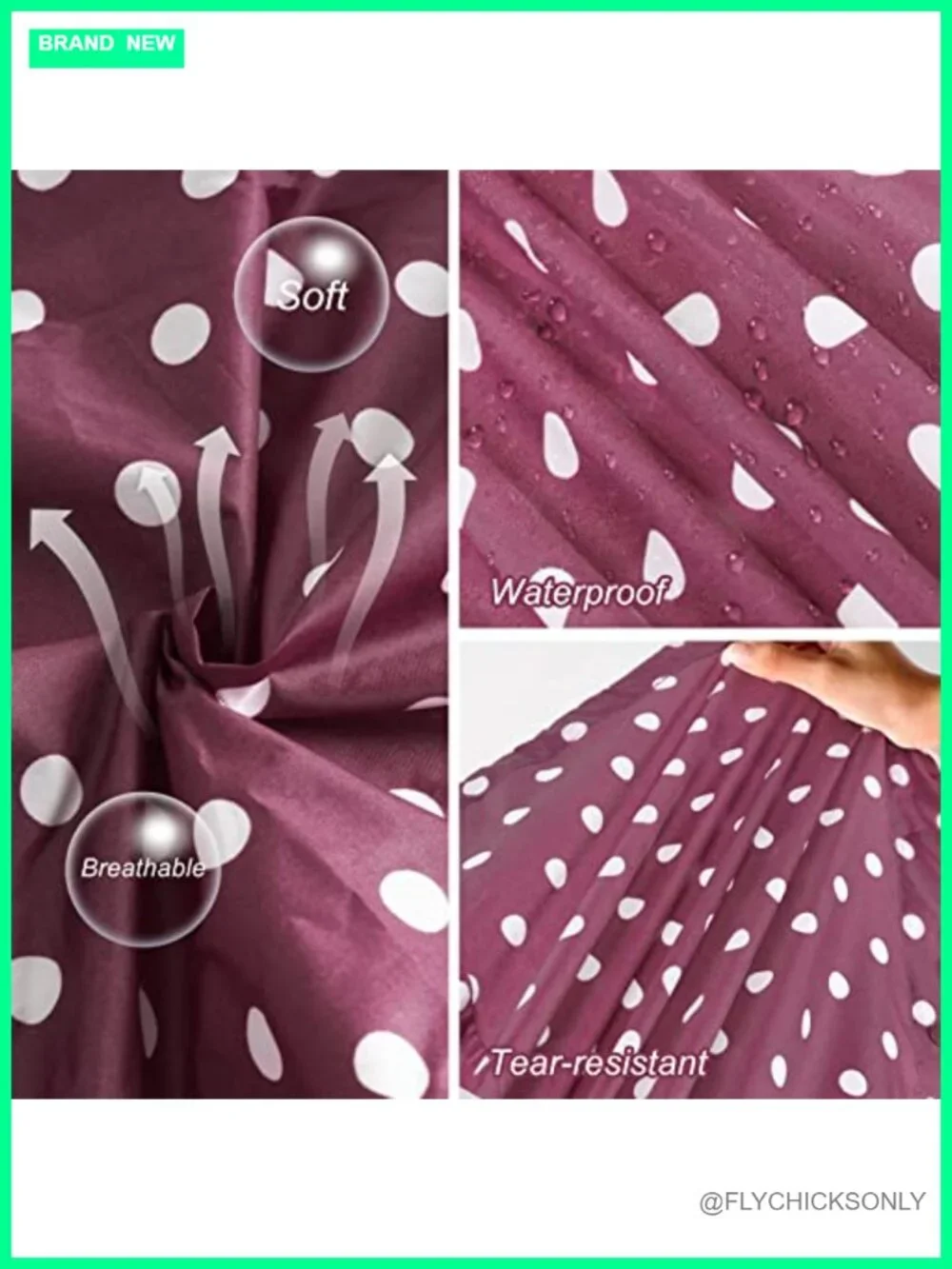 Women's Long Raincoat Waterproof Packable Hooded Windbreaker Lightweight